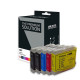 Pack 5 cartouches pour imprimante Brother équivalent LC970/LC1000
