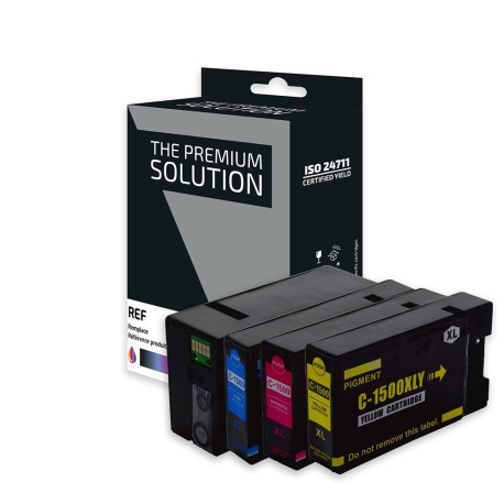 Pack 4 cartouches pour imprimante Canon équivalent 9182B001, 9193B001, 9194B001, 9195B001