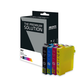 Pack 5 cartouches pour imprimante Epson équivalent C13T02W64010