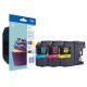 Pack 3 cartouches pour imprimante Brother équivalent LC123RBWBP