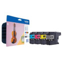 Pack 4 cartouches pour imprimante Brother équivalent LC127XLVALBP