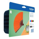 Pack 4 cartouches pour imprimante Brother équivalent LC129XLVALBP