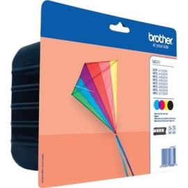 Pack 4 cartouches pour imprimante Brother équivalent LC223VALBP