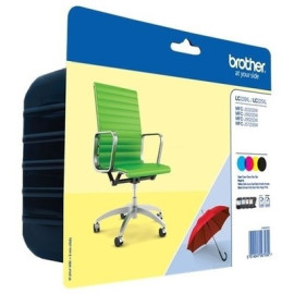 Pack 4 cartouches pour imprimante Brother équivalent LC229XLVALBP