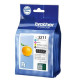 Pack 4 cartouches pour imprimante Brother équivalent LC3211VALDR