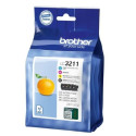 Pack 4 cartouches pour imprimante Brother équivalent LC3211VALDR