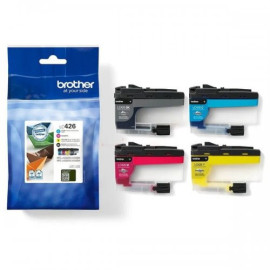 Pack 4 cartouches pour imprimante Brother équivalent LC426VAL