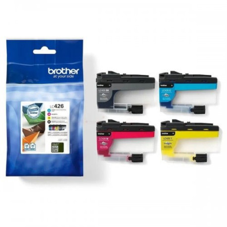 Pack 4 cartouches pour imprimante Brother équivalent LC426VAL