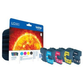 Pack 4 cartouches pour imprimante Brother équivalent LC980