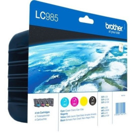 Pack 4 cartouches pour imprimante Brother équivalent LC985