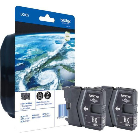 Pack 4 cartouches pour imprimante Brother équivalent LC985BKBP2