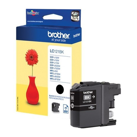 Réservoir encre noir Brother LC121BK