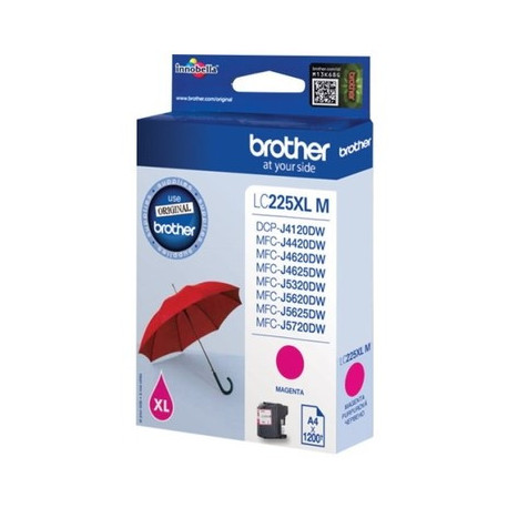 Réservoir encre magenta Brother LC225XLM