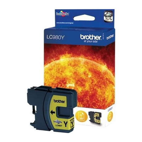 Réservoir encre jaune Brother LC980Y