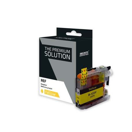 Réservoir encre jaune compatible LC121/123Y