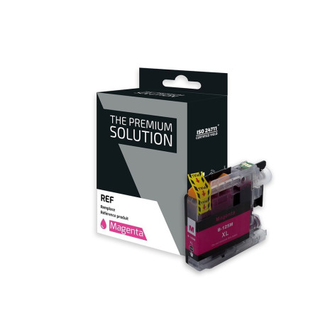Réservoir encre magenta compatible LC125M