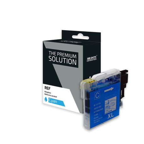 Réservoir encre cyan compatible LC980/LC1100C