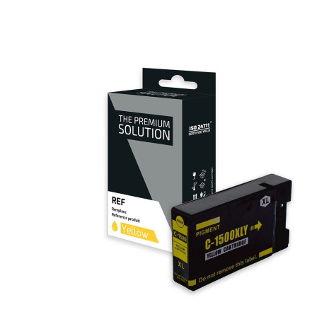 Réservoir encre jaune compatible PG-1500, 9195B001