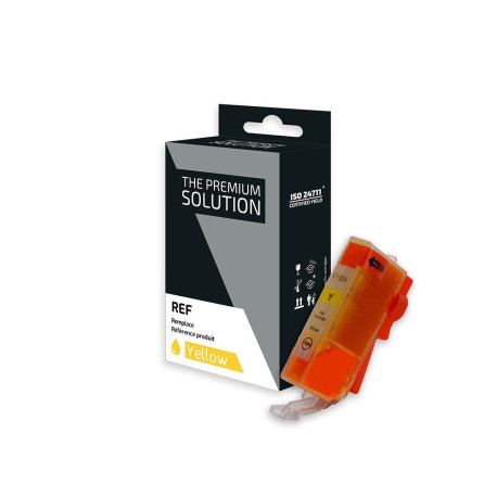 Réservoir encre jaune compatible CLI-526Y, 4543B001