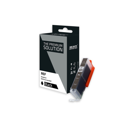 Réservoir encre noir photo compatible CLI571BKXL, 0331C001