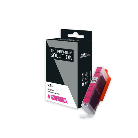 Réservoir encre magenta compatible CLI571MXL, 0333C001