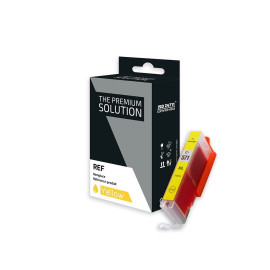 Réservoir encre jaune compatible CLI571YXL, 0334C001