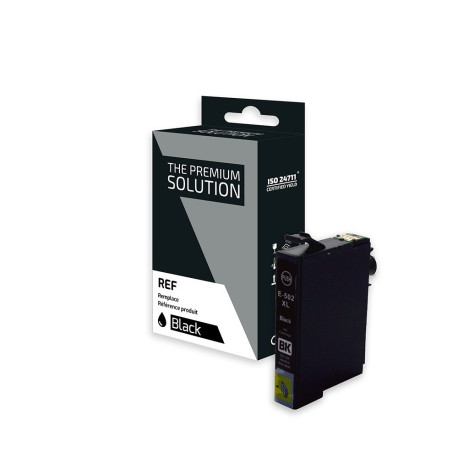 Réservoir encre noir compatible C13T02W14010