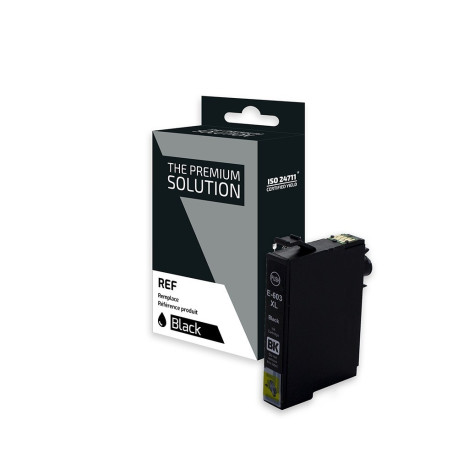 Réservoir encre noir compatible C13T03A14010