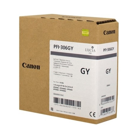 Cartouche gris compatible 6666B001, PFI306GY