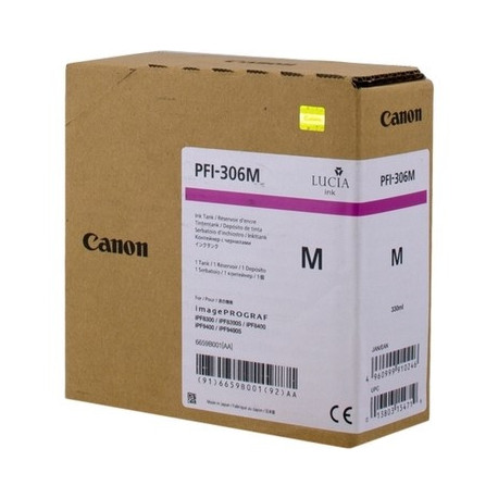 Cartouche magenta compatible 6659B001, PFI306M