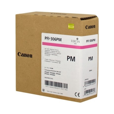 Cartouche light magenta compatible 6662B001, PFI306PM