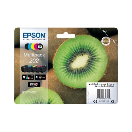 Pack 5 cartouches pour imprimante Epson équivalent T02E7