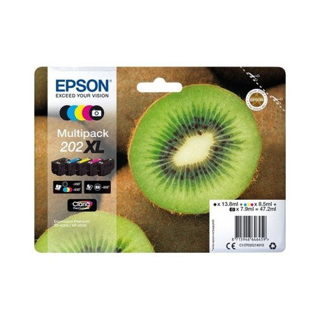 Pack 5 cartouches pour imprimante Epson équivalent T02G7