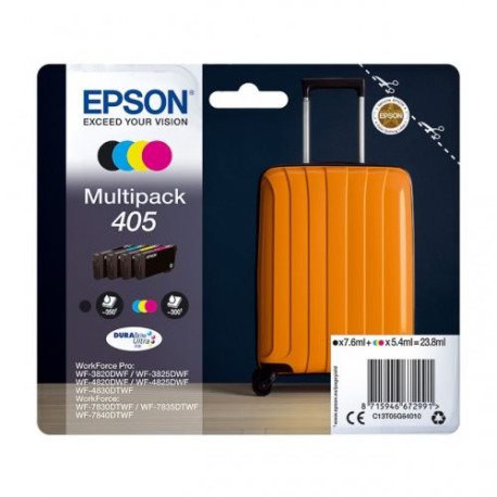 Pack 4 cartouches pour imprimante Epson équivalent C13T05G64010