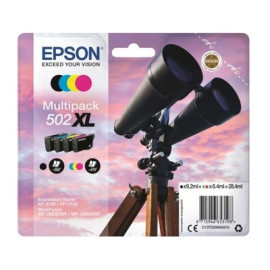 Pack 4 cartouches pour imprimante Epson équivalent T02W640