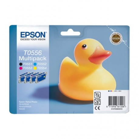 Pack 4 cartouches pour imprimante Epson équivalent C13T05564010
