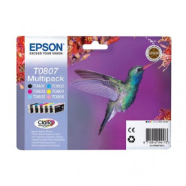 Pack 6 cartouches pour imprimante Epson équivalent C13T08074011