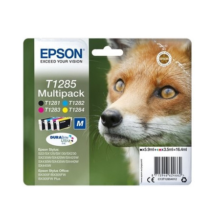 Pack 4 cartouches pour imprimante Epson équivalent C13T12854011