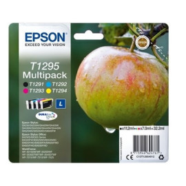 Pack 4 cartouches pour imprimante Epson équivalent C13T12954012