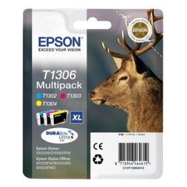 Pack 3 cartouches pour imprimante Epson équivalent C13T13064012
