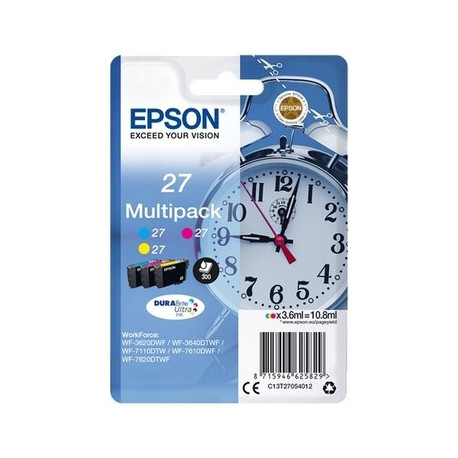 Pack 4 cartouches pour imprimante Epson équivalent C13T27054012