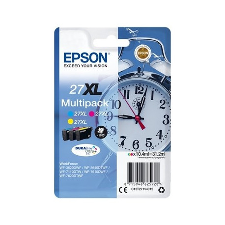 Pack 4 cartouches pour imprimante Epson équivalent C13T27154012