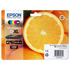 Pack 5 cartouches pour imprimante Epson équivalent C13T33574011