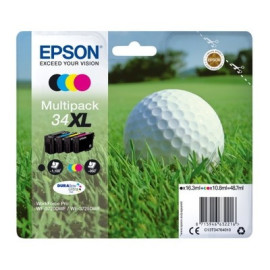 Pack 4 cartouches pour imprimante Epson équivalent C13T34764010