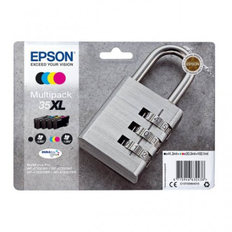 Pack 4 cartouches pour imprimante Epson équivalent C13T35964010