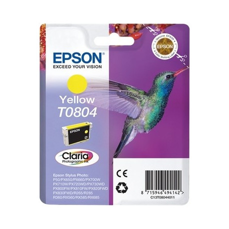 Réservoir encre jaune Epson C13T08044011