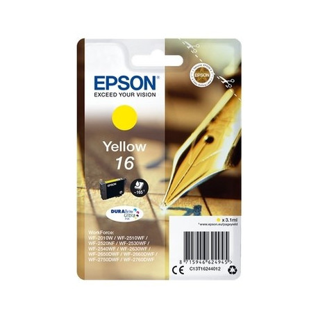 Réservoir encre jaune Epson T162440