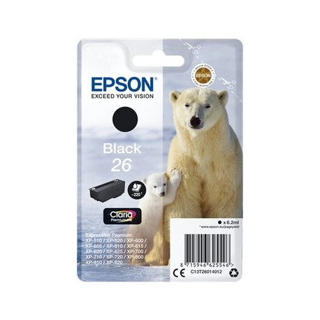 Réservoir encre noir Epson T260140