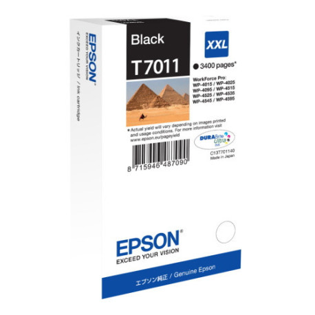 Cartouche noir Epson C13T70114010