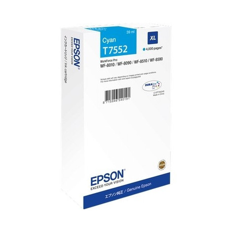 Cartouche cyan Epson C13T755240